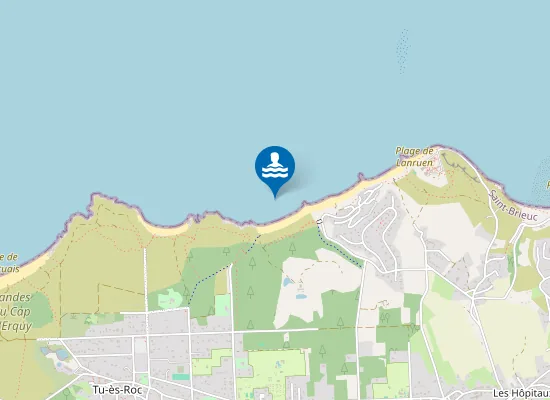 Map of Plage du Guen