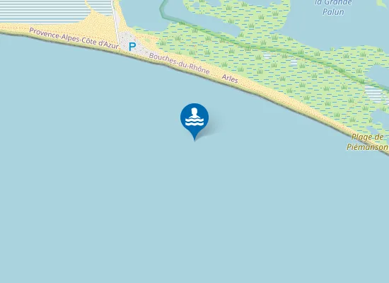 Map of Plage de Piémanson