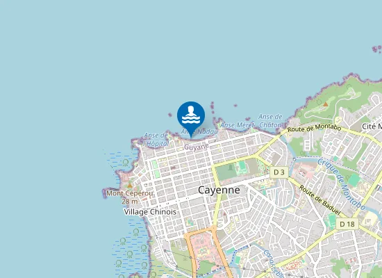 Map of Plage Nadau