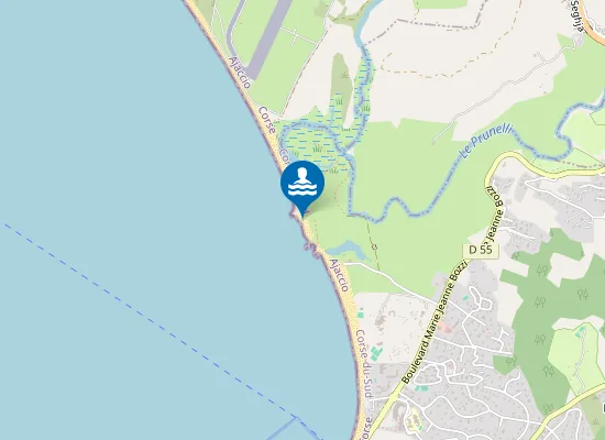 Map of Plage de Capitello