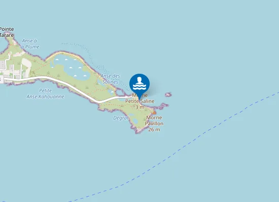 Map of Plage d'Anse des Châteaux