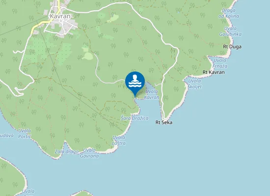 Map of Uvala Kavran