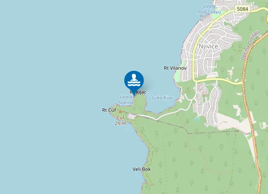 Map of FKK Njivice Kijac