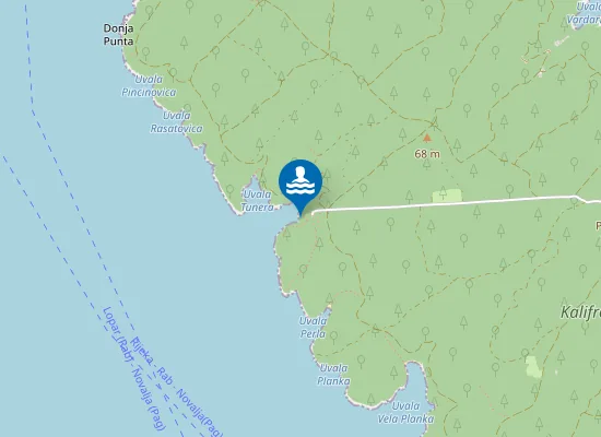Map of Sv. Mara
