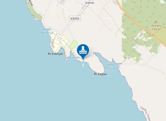 Map of dog beach