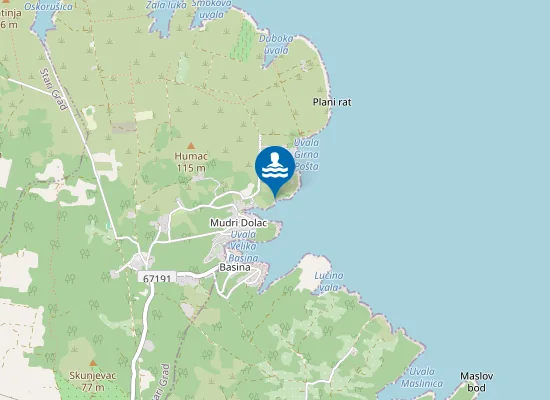 Map of Dubinica