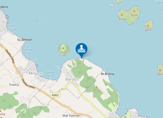 Map of Naturist Beach