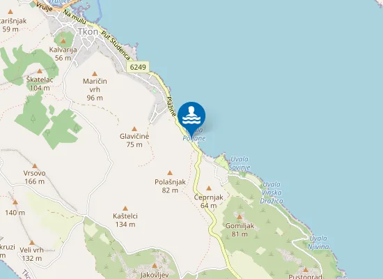 Map of FKK Poljane