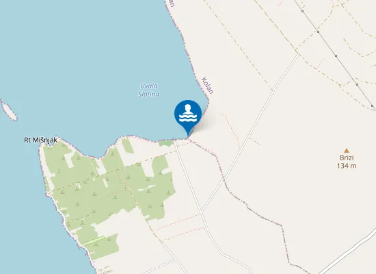 Map of Plaža Girenica