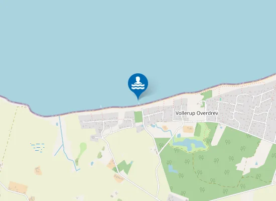 Map of Vollerup Badebro
