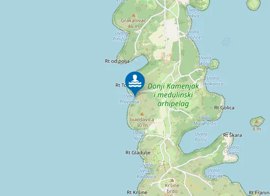 Map of Plovanije
