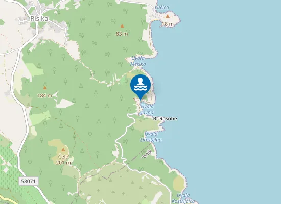 Map of Plaža Javna