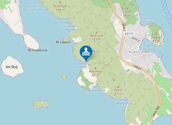 Map of Fkk Jelenica