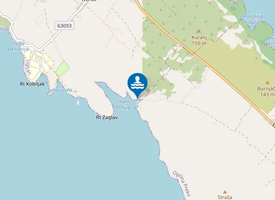 Map of Prtljug