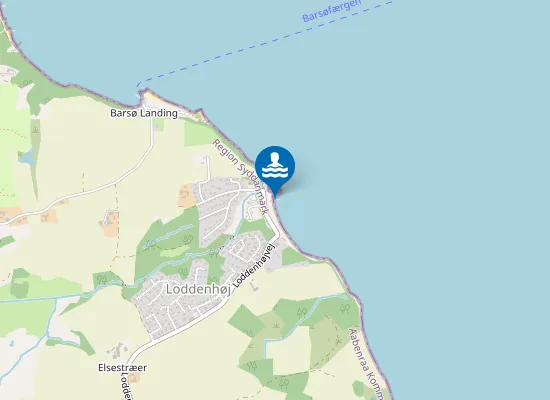 Map of LODDENHØJ