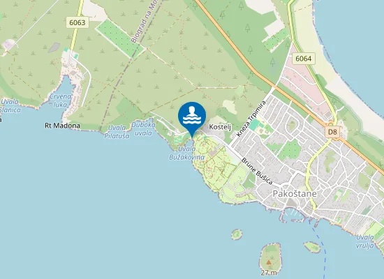 Map of Ciuleanu-Veres Beach