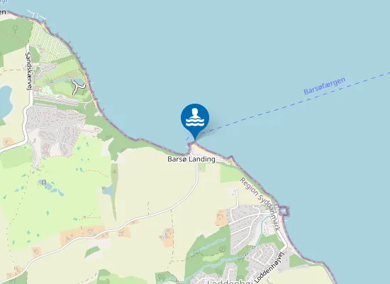 Map of BARSØ LANDING