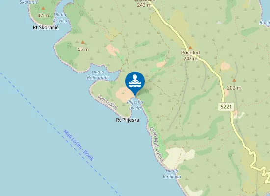Map of Plieski