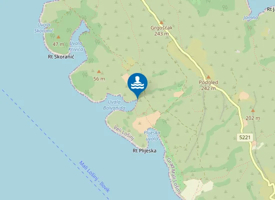 Map of Balvanida