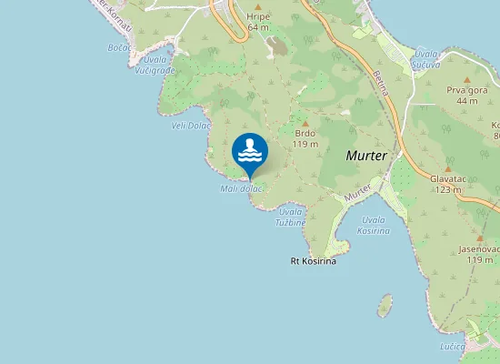 Map of Nudist beach