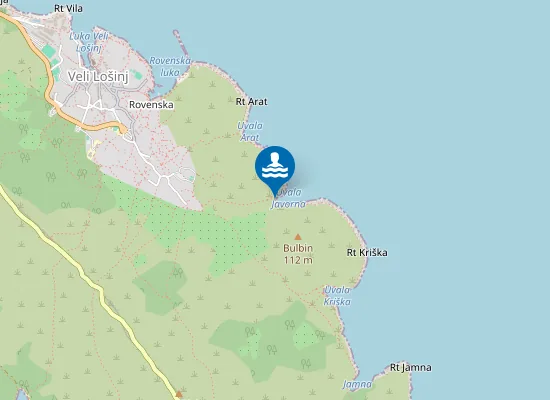 Map of Javorna