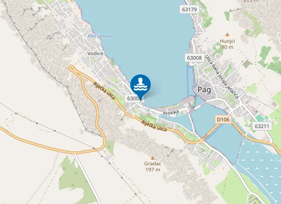 Map of Mađarica