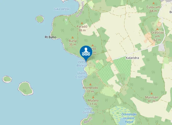 Map of Cisterna