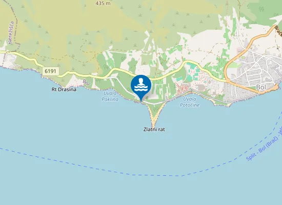 Map of Paklina