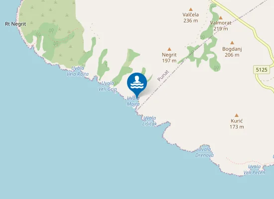 Map of Fox bay