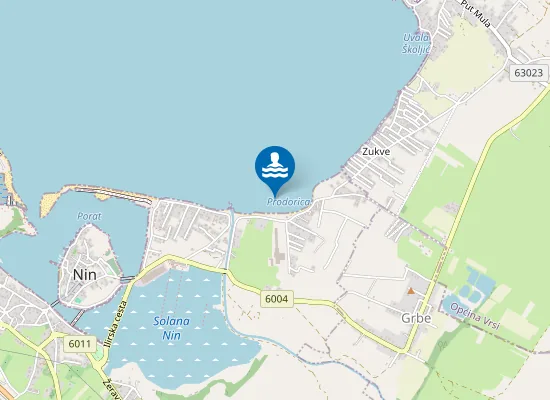 Map of Plaža Prodorica