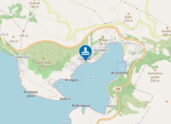 Map of Grgurići