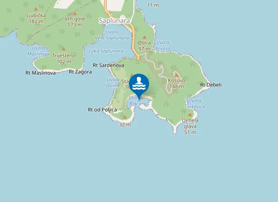 Map of Blaca