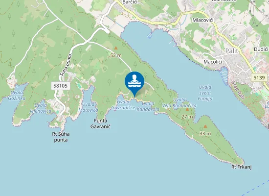 Map of FKK Frkanj