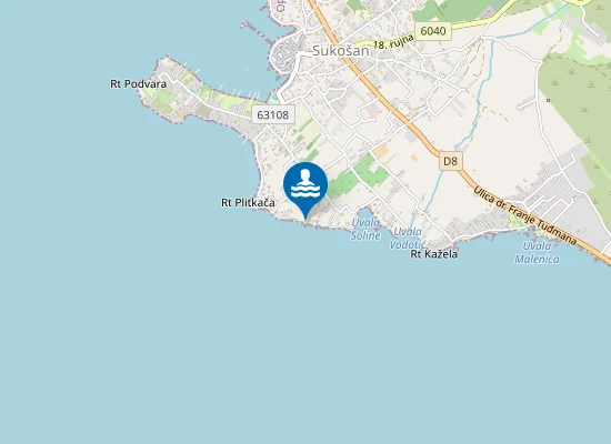 Map of Plaža Barbir