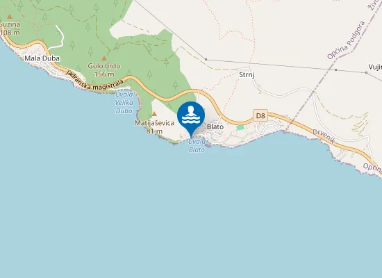 Map of Blato