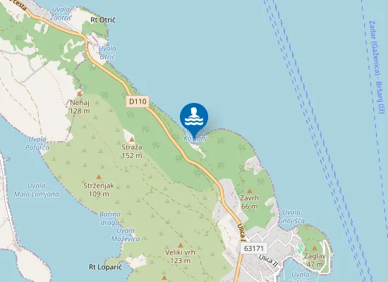Map of Kostanj