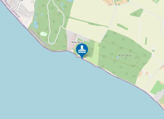 Map of KLARSKOVGÅRD BADEBRO