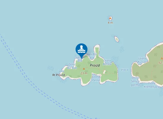 Map of Srednji Bili Bok