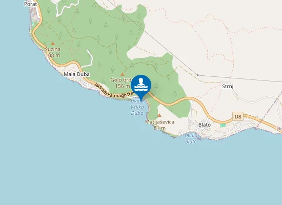Map of Velika Duba