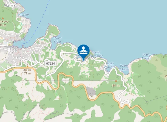 Map of Velo Grebišće