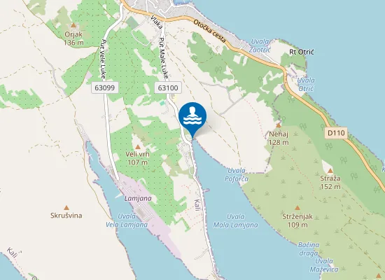 Map of Mala Lamjana