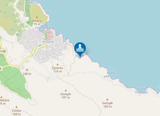 Map of Silent Beach