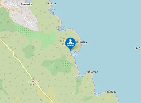Map of Kriška