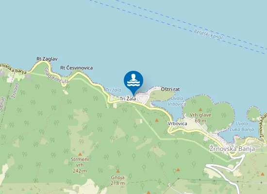 Map of Tri žala