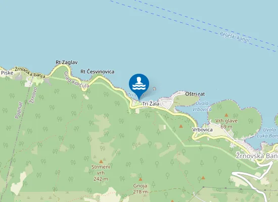 Map of Tri žala