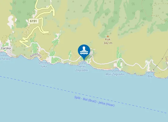 Map of Veliki Zagradac