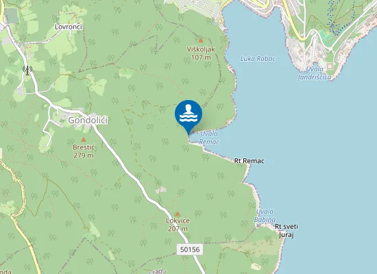 Map of Šeničina