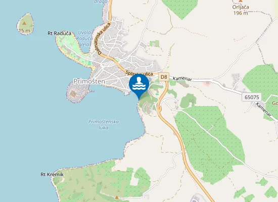 Map of Plaža Porat