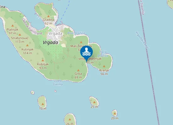 Map of Plaža Kranje