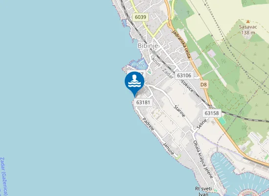 Map of Punta Rožica